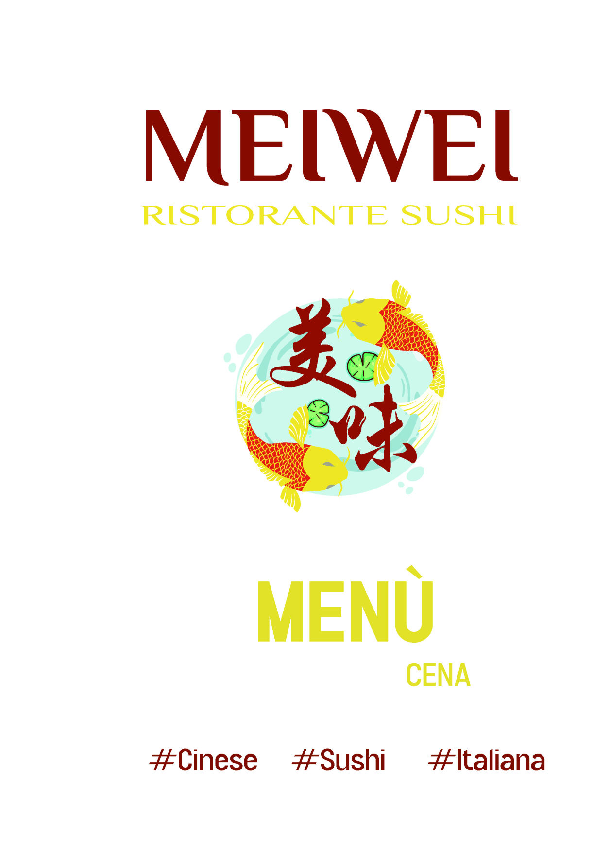 MeiWei Sushi Avigliana Menù Cena